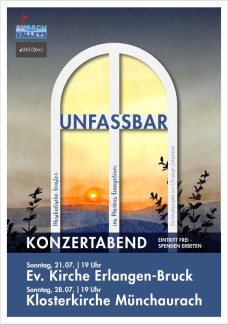 Plakat Konzert UNFASSBAR